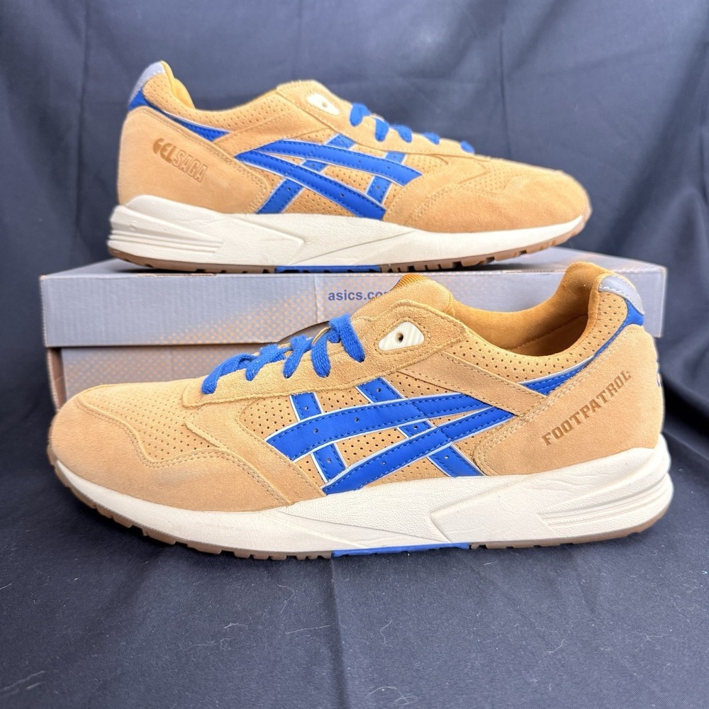 Asics Gel Saga II Foot Patrol Size 11.5 Sand H20RK-6342 Ronnie Fieg Kith